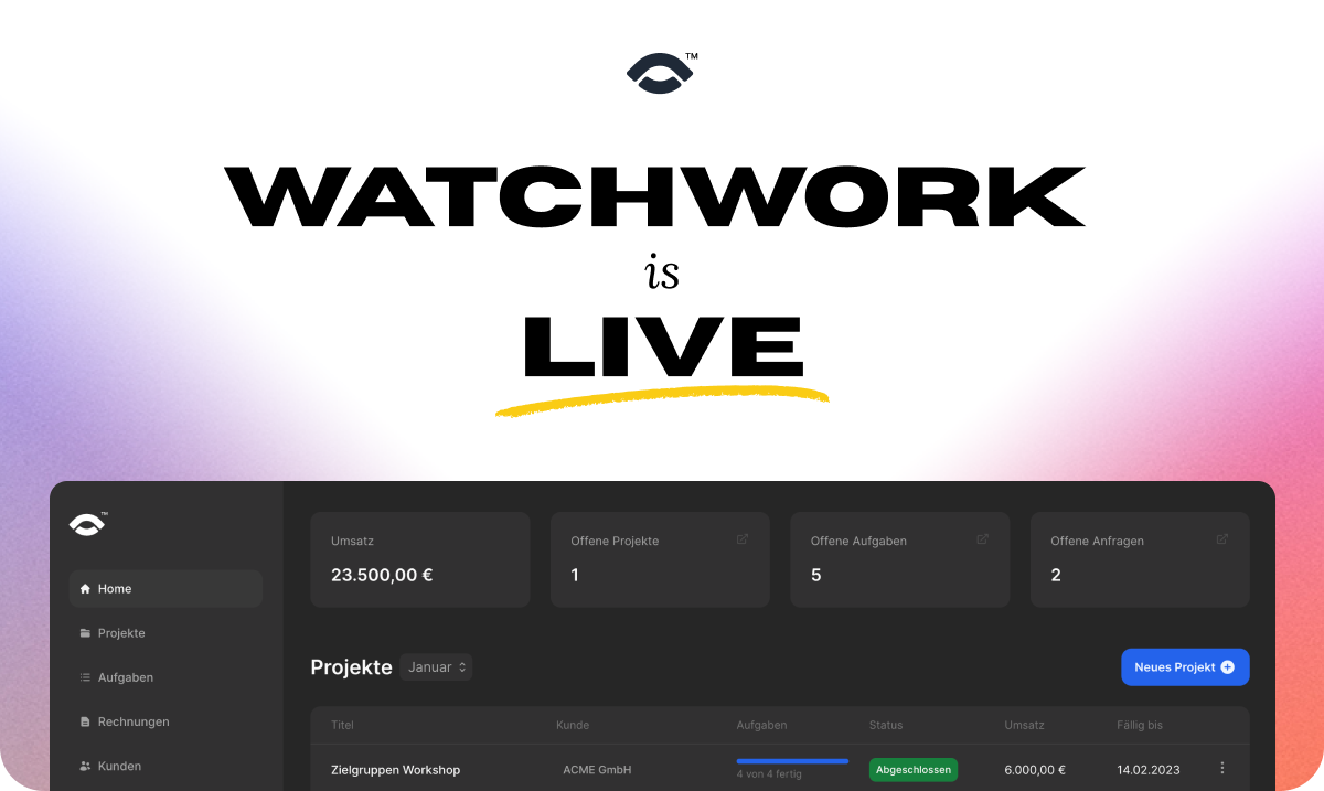 Watchwork is live